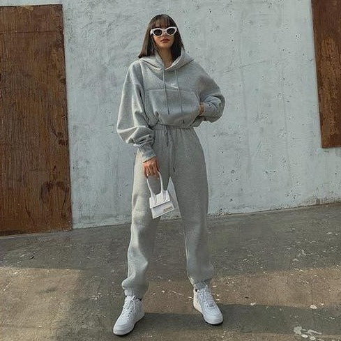 Oversized Hoodie and Sweat pant Jogger Set