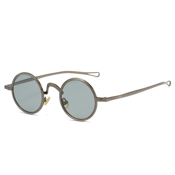 Ronny Round Polarized Sunglasses - Gun Grey