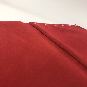 Rose Red Leather Purse Clutch Bag Gold Hardware 7.5" h x 11" - Shop Above Standard