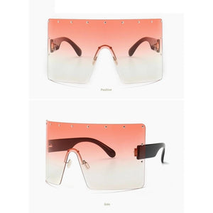 Ombre Oversize Shield Sunglasses - Shop Above Standard