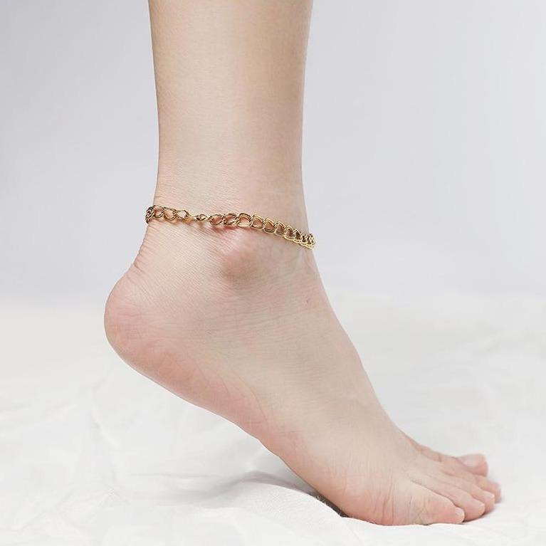 Gold Link Chain Anklet - Shop Above Standard