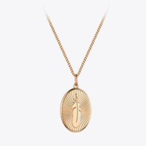 Gold Feather Pendant Necklace - Shop Above Standard