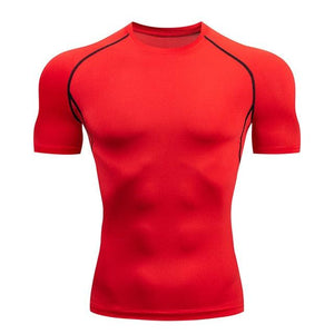 Men Compression Short Sleeve Fitness T Shirt - Shop Above Standard
