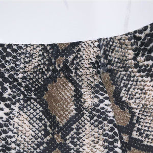 Snake Skin Print Flare Pants - Shop Above Standard