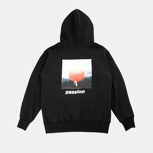 Passion Ribbon Drawstring Pullover Hoodie - Shop Above Standard
