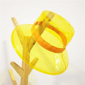Solid Transparent PVC Buckets Hats - Shop Above Standard