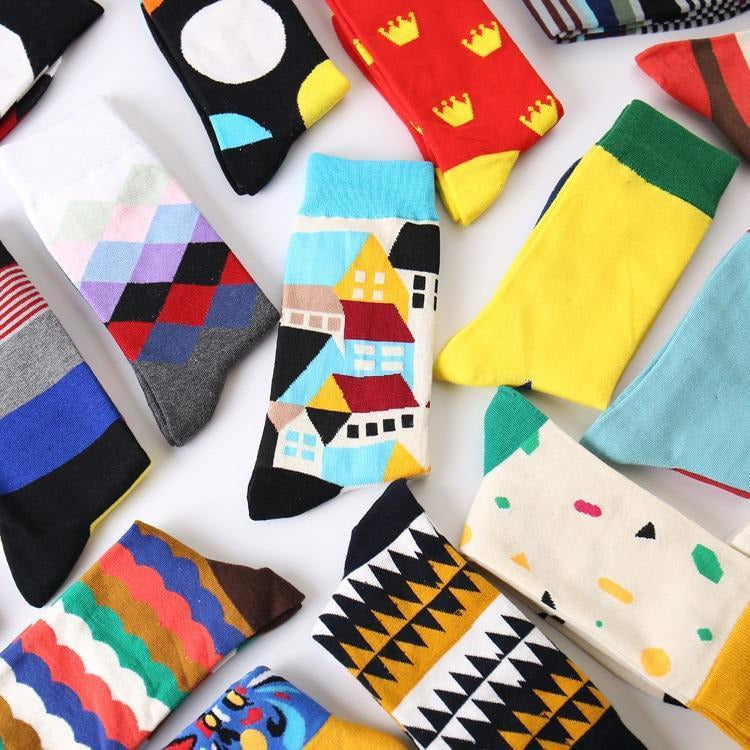 Crazy Color Block Socks - Shop Above Standard