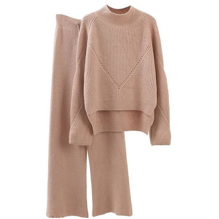 Knitted Pant & Oversized Sweater Set