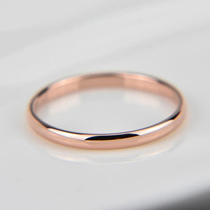 Simple Unisex Silver Ring - Shop Above Standard